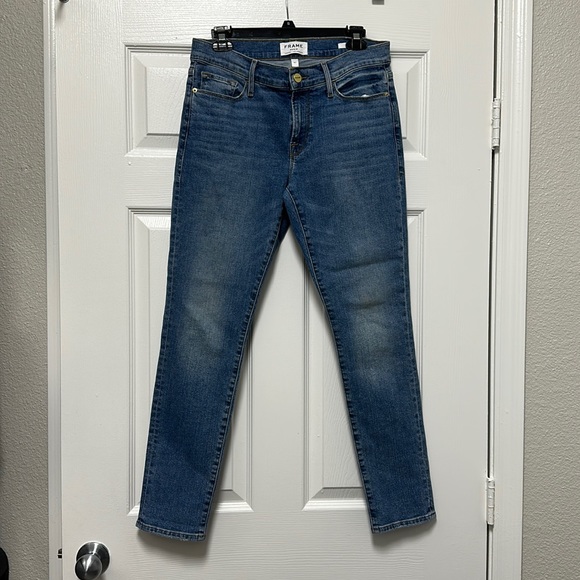 FRAME denim le Garçon medium wash jeans size 27 - Picture 5 of 8